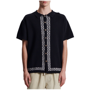 The Critical Slide Society La Concha Polo Shirt Men's 2025 in Black size Large | Cotton