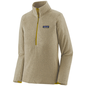 Women's Patagonia R1 Air Zip Neck Top 2025 in Yellow size Small | Polyester