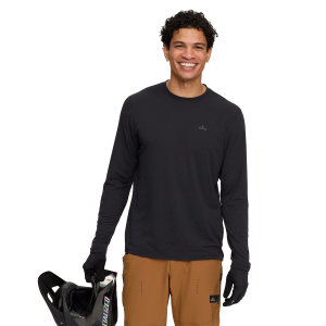 evo Lookout Long-Sleeve Bike Jersey 2025 in Black size 2X-Large | Spandex/Polyester