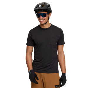 evo Trail Pocket T-Shirt 2025 in Black size Large | Spandex/Polyester