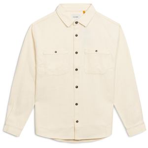 The Critical Slide Society Lazy Boy Twill Shirt Men's 2025 White size Medium | Cotton