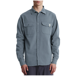 The Critical Slide Society Lazy Boy Twill Shirt Men's 2025 in Blue size Small | Cotton
