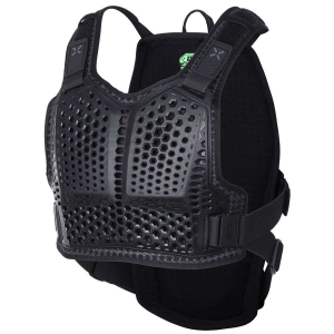 Kid's IXS Hex Pull-Over Upper Body Protective 2025 in Black size Youth