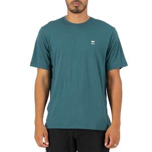 MONS ROYALE Tarn Shift T-Shirt 2025 in Green size Small | Nylon/Wool/Polyester