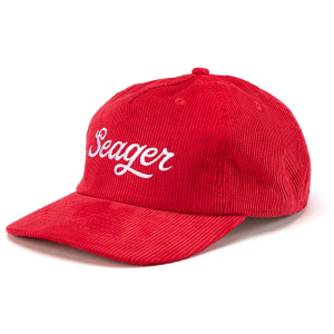 Seager Big Cord Snapback Hat 2025 in Red | Cotton