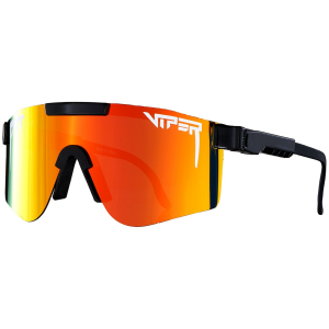 Pit Viper The Original Wide Sunglasses 2025 in Orange | Rubber