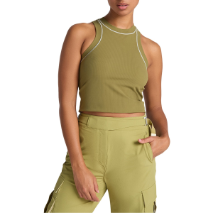Women's Seniq Oasis Tank Top 2025 in Green size X-Small | Nylon/Lycra