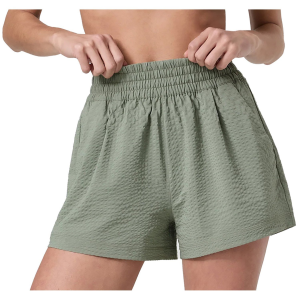 Women's Vuori Villa Textured Shorts 2026 Green size Small | Elastane/Polyester