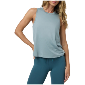 Women's Vuori Energy Top-Long Tank Top 2026 Blue size Small | Elastane/Polyester