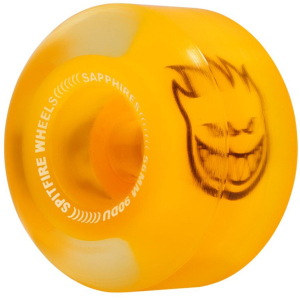 Spitfire 90DU Conical Full Sapphires Neon Orange Skateboard Wheels 2026 size 56