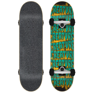Creature Logo Spill Mini Skateboard Complete 2026 size 7.75