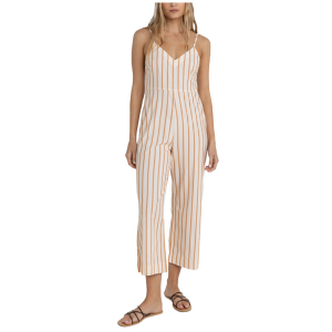 Women's Rhythm Tide Stripe Jumpsuit 2025 Pant in White size Medium | Cotton