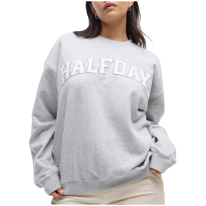Women's Halfdays Sweatshirt 2025 in Gray size Small | Cotton