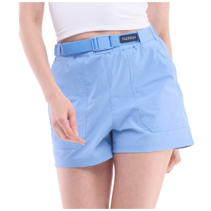 Women's Halfdays Rosalie Trail Shorts 2025 in Blue size Medium | Nylon/Spandex