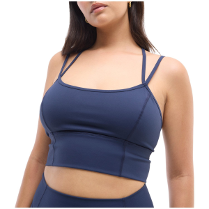 Women's Halfdays Gwen Longline Top 2025 in Blue size X-Small | Spandex/Polyester