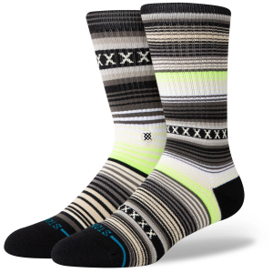 Stance Curren ST Crew Socks 2024 in Gray size Medium | Nylon/Cotton/Elastane