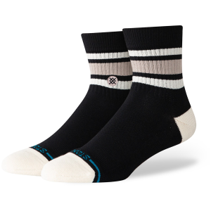 Stance Boyd Quarter Socks 2025 in Black size Medium | Nylon/Cotton/Elastane