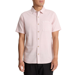 Roark Made To Fade Short-Sleeve Woven Shirt Men's 2025 in Purple size Large | Cotton