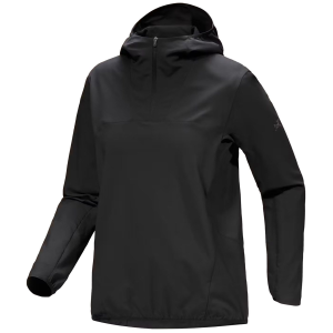 Women's Arc'teryx Sima Pullover Softshell Jacket 2025 in Black size X-Large | Polyester