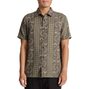 Roark Gonzo Short-Sleeve Shirt Men's 2025 in Green size Medium | Cotton