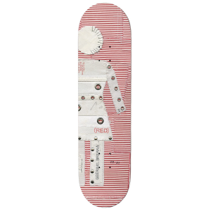 Girl Geering (Red) Stripe Skateboard Deck 2026 size 8.0