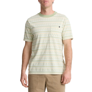 Roark Journey Jacquard Crew T-Shirt Men's 2025 Green size Large | Cotton