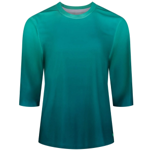 Women's Shredly Beyond Tech 3/4 T-Shirt 2025 in Blue size X-Large | Spandex/Polyester