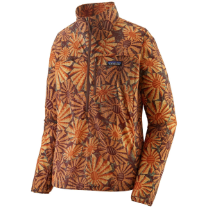 Women's Patagonia Houdini Stash 1/2 Zip Pullover Jacket 2025 in Orange size Medium | Nylon