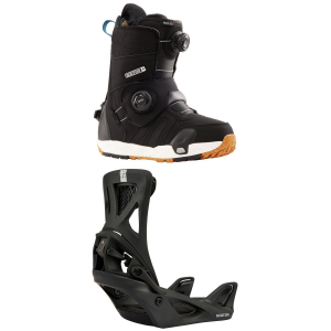 Women's Burton Felix Step On Soft Snowboard Boots 2025 - 10 Package (10) + S Womens in Black size 10/S | Nylon