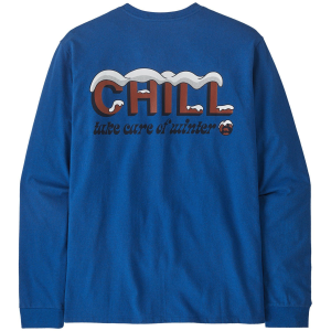 Patagonia Long-Sleeve Chill Responsibili-Tee(R) T-Shirt Men's 2025 in Blue size 2X-Large | Cotton/Polyester