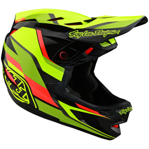 Troy Lee Designs D4 MIPS Bike Helmet 2024 in Yellow size Medium