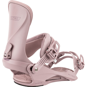 Women's Nitro Cosmic Snowboard Bindings 2026 in Pink size Small/Medium | Aluminum