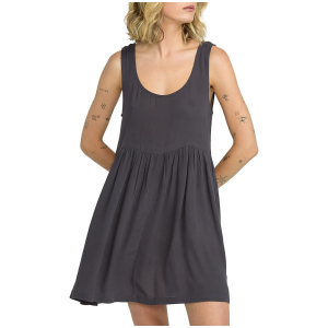 Women's Volcom Lived In Baddie Dress 2025 in Black size Medium | Viscose