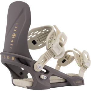 Women's Arbor Acacia Snowboard Bindings 2026 in Khaki size Small | Nylon