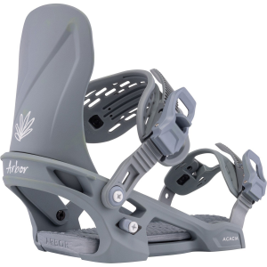 Women's Arbor Acacia Snowboard Bindings 2026 in Gray size Medium | Nylon