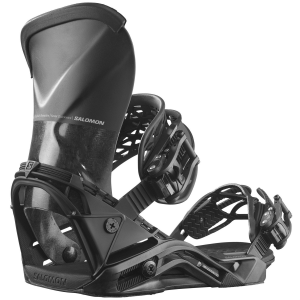 Salomon Quantum Snowboard Bindings 2025 in Black size Small