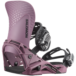 Salomon Hologram Snowboard Bindings 2025 in Purple size Small | Aluminum