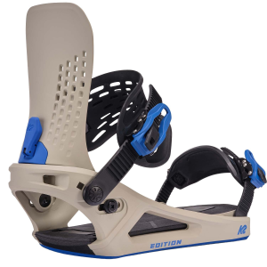 K2 Edition Snowboard Bindings 2025 in Brown size Large | Nylon