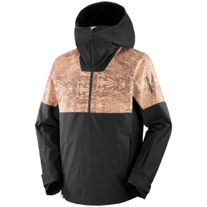 Salomon Transfer Anorak Jacket Men's 2026 in Black size Medium | Polyester