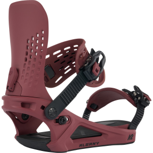 Women's K2 Albany Snowboard Bindings 2024 in Red size Medium | Nylon