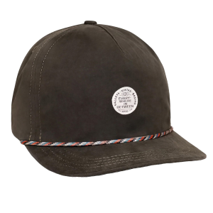 Deso Waxed 5-Panel Hat 2025 in Green | Cotton