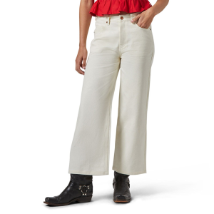 Women's Brixton Margo Cropped 5 Pocket Pants 2025 in White size 29" | Cotton