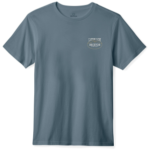 Brixton Layin' Low Short-Sleeve T-Shirt Men's 2025 in Blue size Large | Cotton