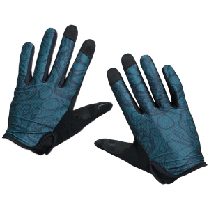 Women's Wild Rye Galena Gel Bike Gloves 2025 in Blue size Large | Spandex/Polyester