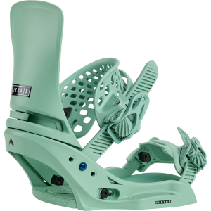 Women's Burton Lexa X EST Snowboard Bindings 2026 in Green size Small | Nylon