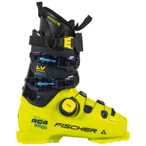 Fischer RC 4 Pro LV BOA Ski Boots 2026 in Yellow size 25.5 | Rubber