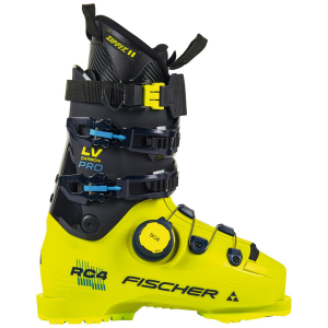 Fischer RC 4 Pro LV BOA Ski Boots 2026 in Yellow size 26.5 | Rubber