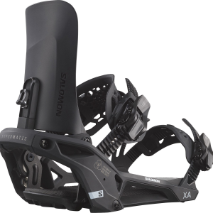 Salomon XA Supermatic Snowboard Bindings 2026 in Black size Medium