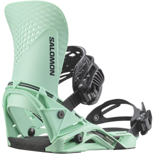 Salomon Hologram Snowboard Bindings 2026 in Green size Medium | Aluminum