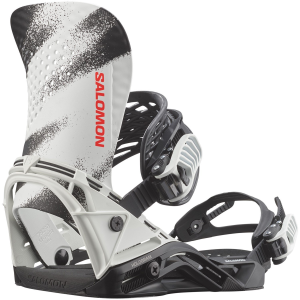 Salomon Hologram Snowboard Bindings 2026 in White size Medium | Aluminum